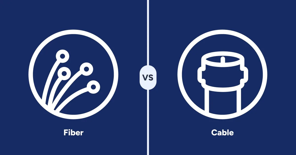 Fiber versus Cable