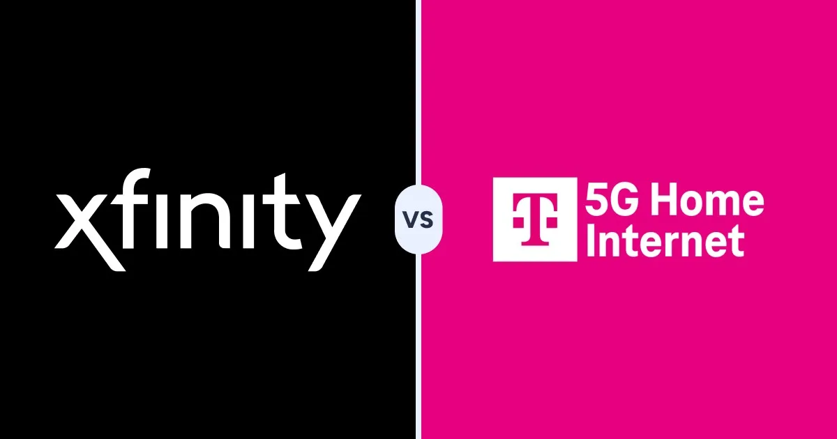 Xfinity versus T-Mobile 5G Home Internet